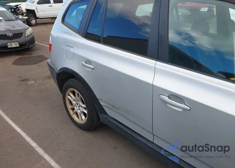 2005 BMW X3 2.5I from USA, damaged, VIN WBXPA73445WC49138